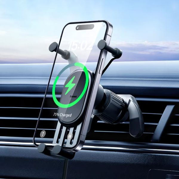 15W Wireless Car Charger Phone Holder - Image 2